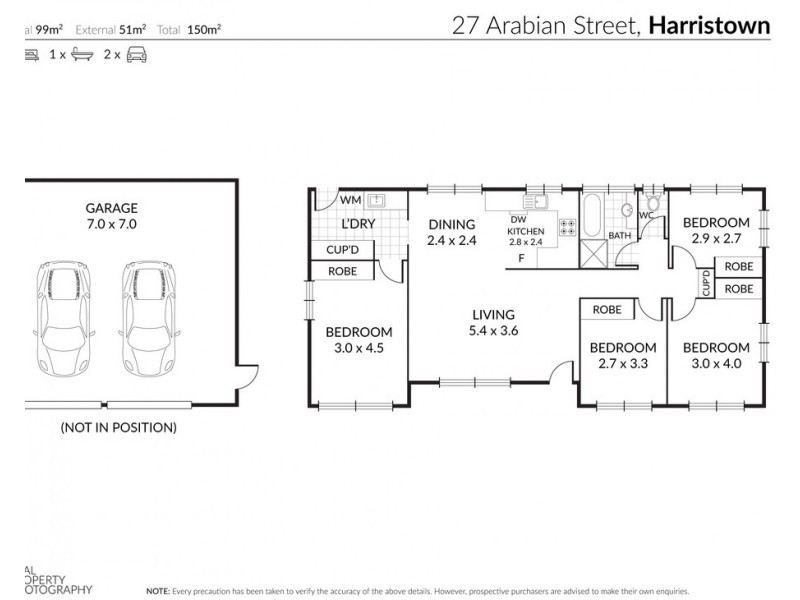 27 Arabian Street, Harristown QLD 4350 Floorplan