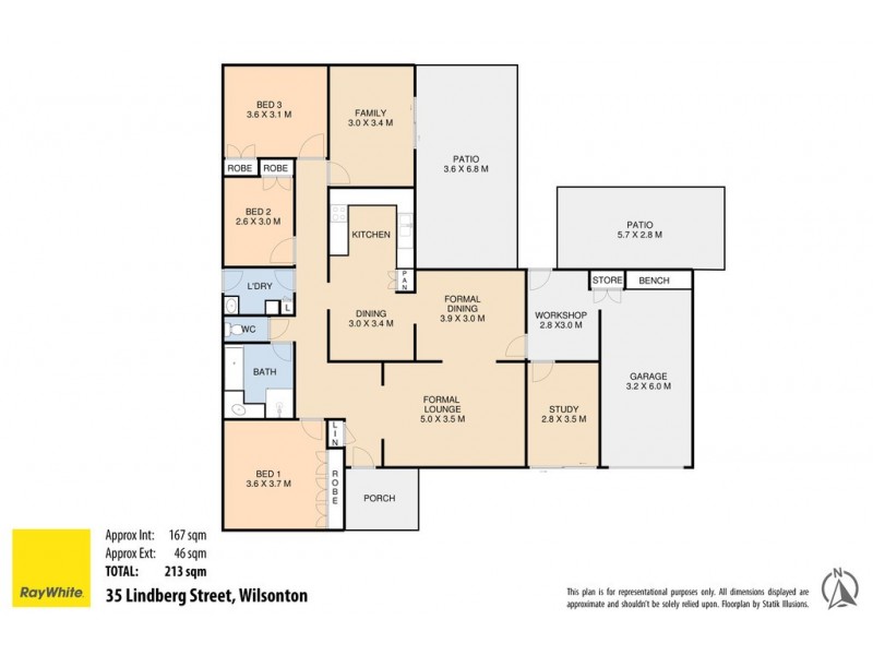 35 Lindberg Street, Wilsonton QLD 4350 Floorplan