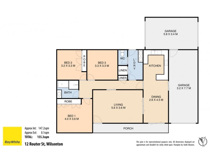 12 Router Street, Wilsonton QLD 4350 Floorplan