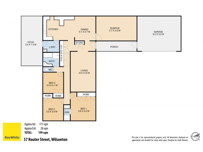 57 Router Street, Wilsonton QLD 4350 Floorplan