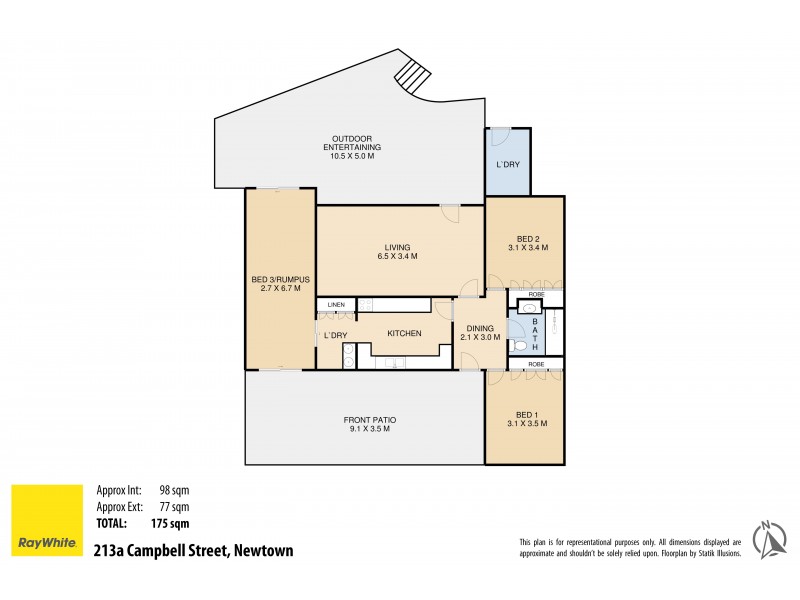 213a Campbell Street, Newtown QLD 4350 Floorplan