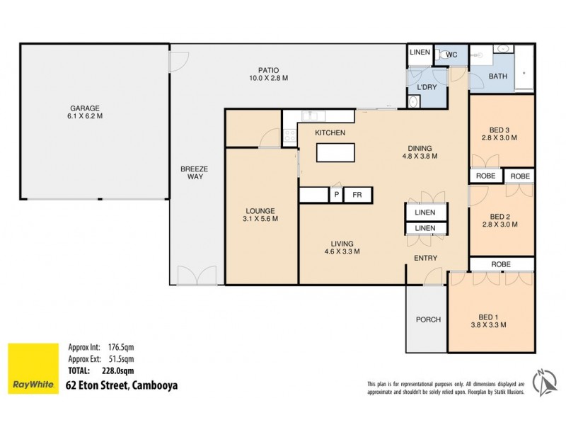 62 Eton Street, Cambooya QLD 4358 Floorplan
