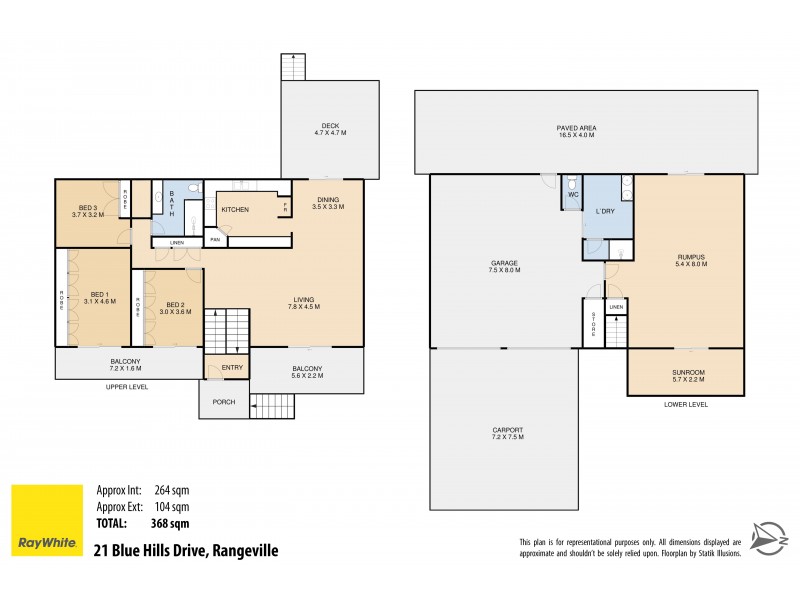 21 Blue Hills Drive, Rangeville QLD 4350 Floorplan