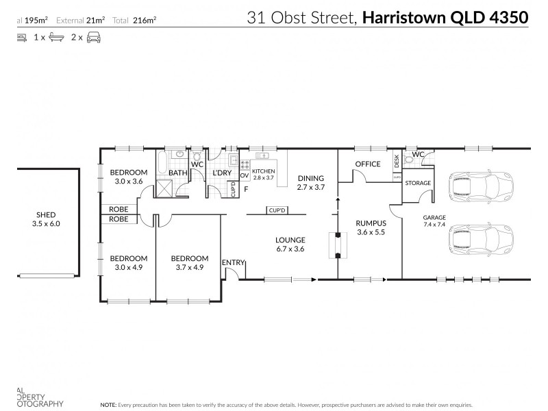31 Obst Street, Harristown QLD 4350 Floorplan