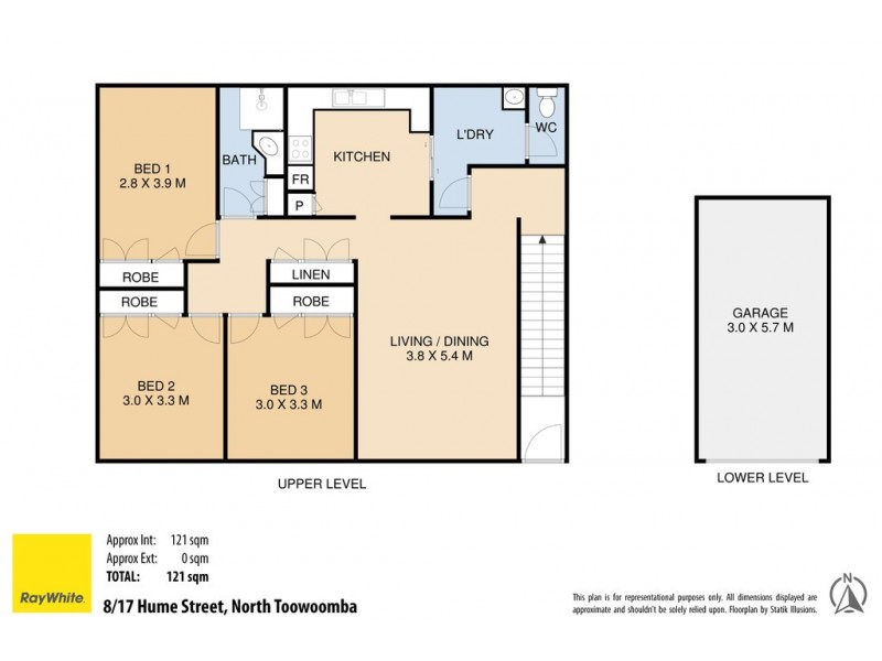 Unit 8/17 Hume Street, North Toowoomba QLD 4350 Floorplan