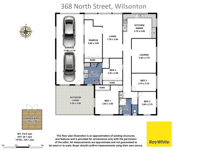 368 North Street, Wilsonton QLD 4350 Floorplan