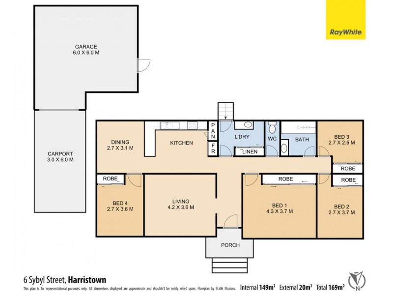 6 Sybyl Street, Harristown QLD 4350 Floorplan