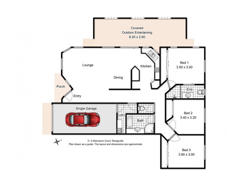 Unit 5/4 Mannuem Court, Rangeville QLD 4350 Floorplan
