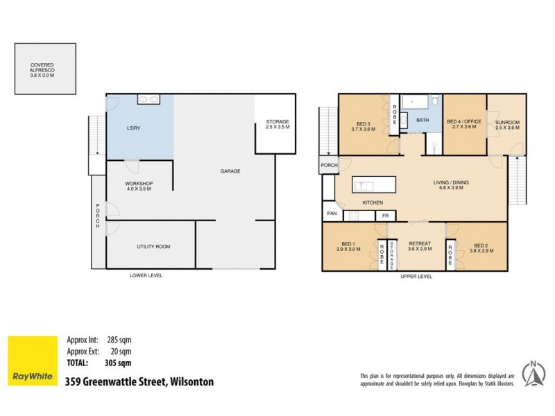 359 Greenwattle Street, Wilsonton QLD 4350 Floorplan