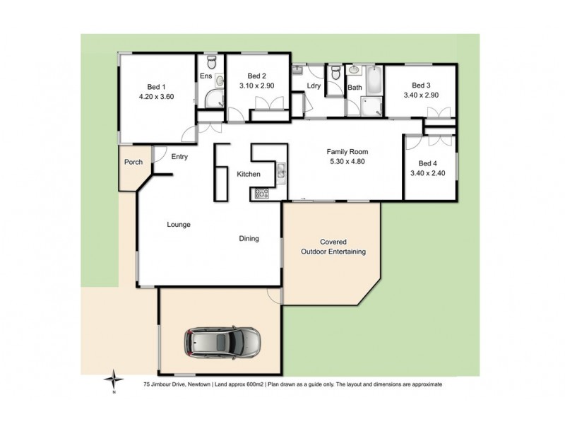 75 Jimbour Drive, Newtown QLD 4350 Floorplan