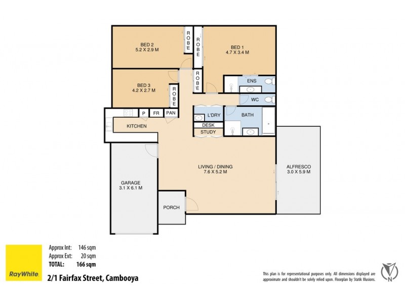 Unit 2/1 Fairfax Street, Cambooya QLD 4358 Floorplan