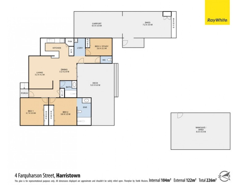 4 Farquharson Street, Harristown QLD 4350 Floorplan