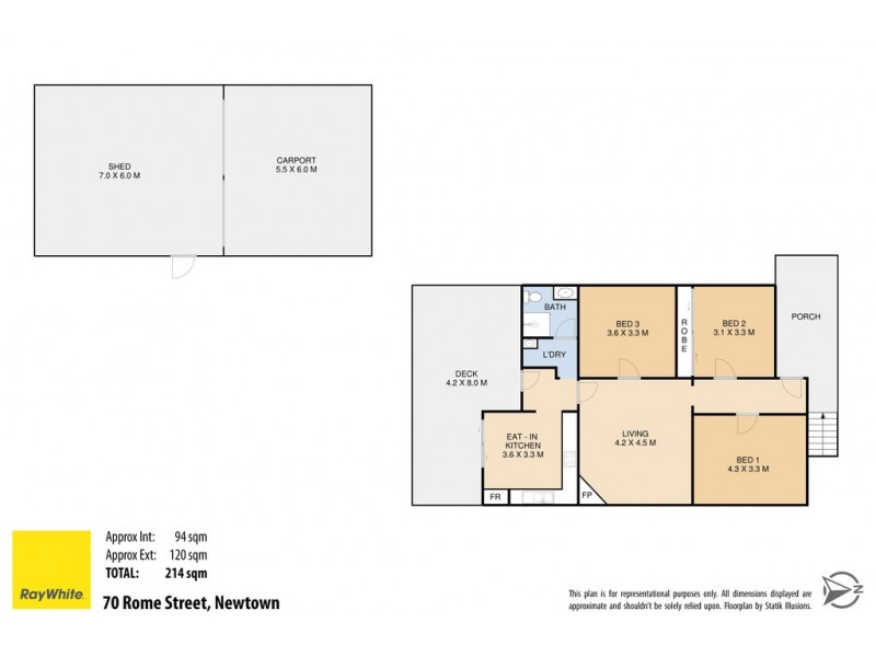 70 Rome Street, Newtown QLD 4350 Floorplan