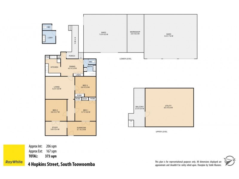 4 Hopkins Street, South Toowoomba QLD 4350 Floorplan