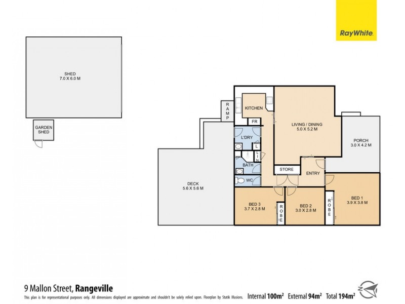 9 Mallon Street, Rangeville QLD 4350 Floorplan