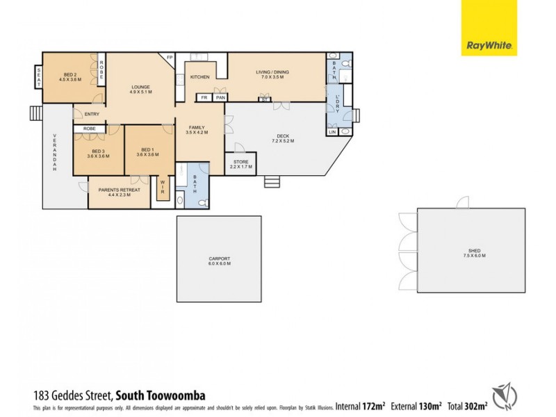 183 Geddes Street, South Toowoomba QLD 4350 Floorplan