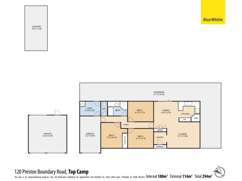120 Preston Boundary Road, Top Camp QLD 4350 Floorplan