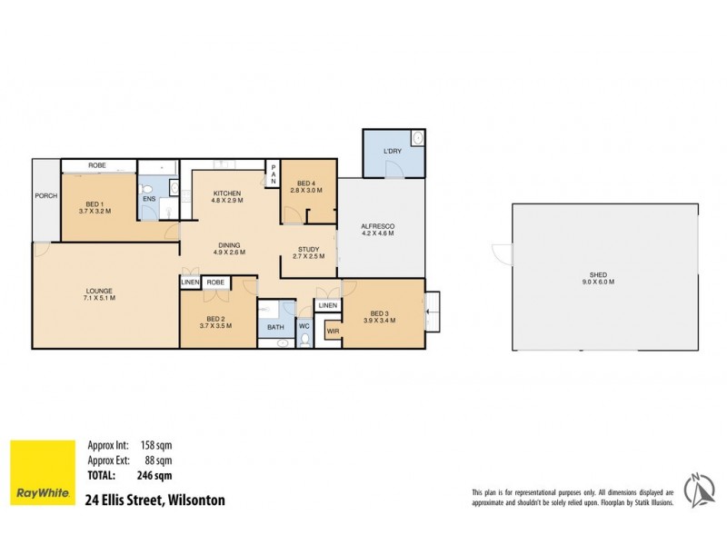24 Ellis Street, Wilsonton QLD 4350 Floorplan
