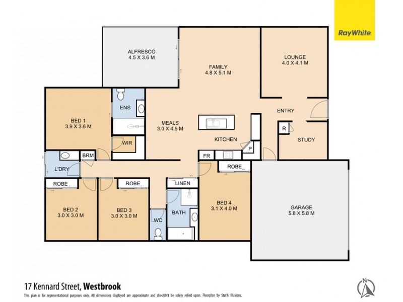 17 Kennard Street, Westbrook QLD 4350 Floorplan