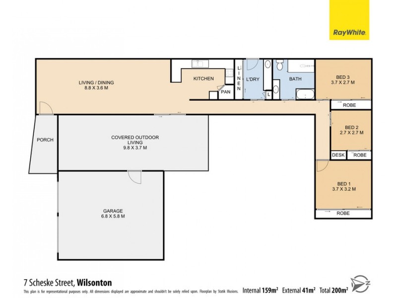 7 Scheske Street, Wilsonton QLD 4350 Floorplan