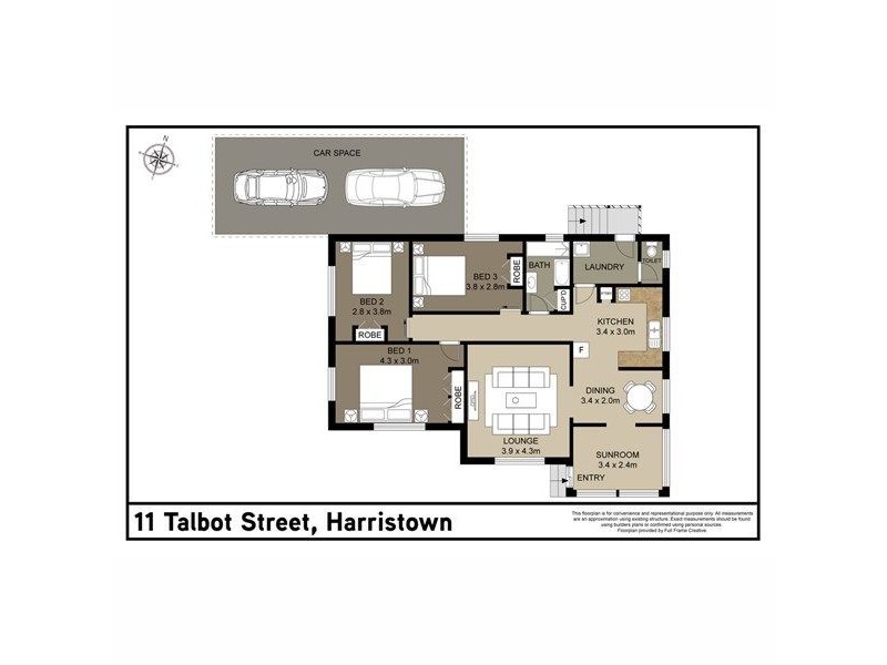 11 Talbot Street, Harristown QLD 4350 Floorplan