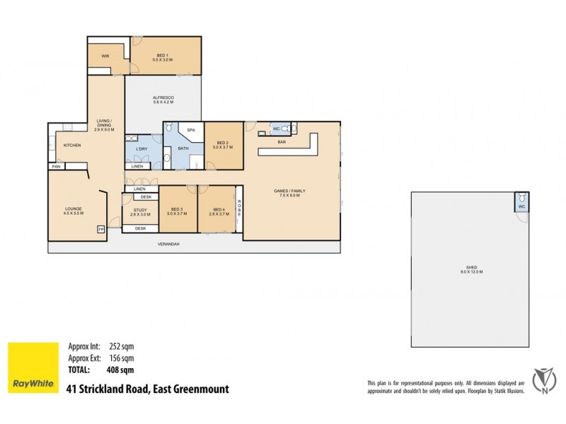 41 Strickland Road, Greenmount East QLD 4359 Floorplan