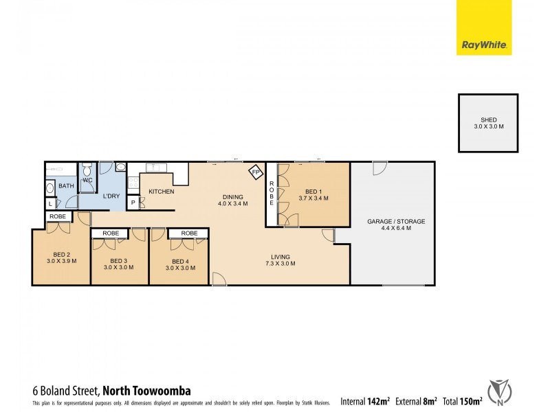 6 Boland Street, North Toowoomba QLD 4350 Floorplan