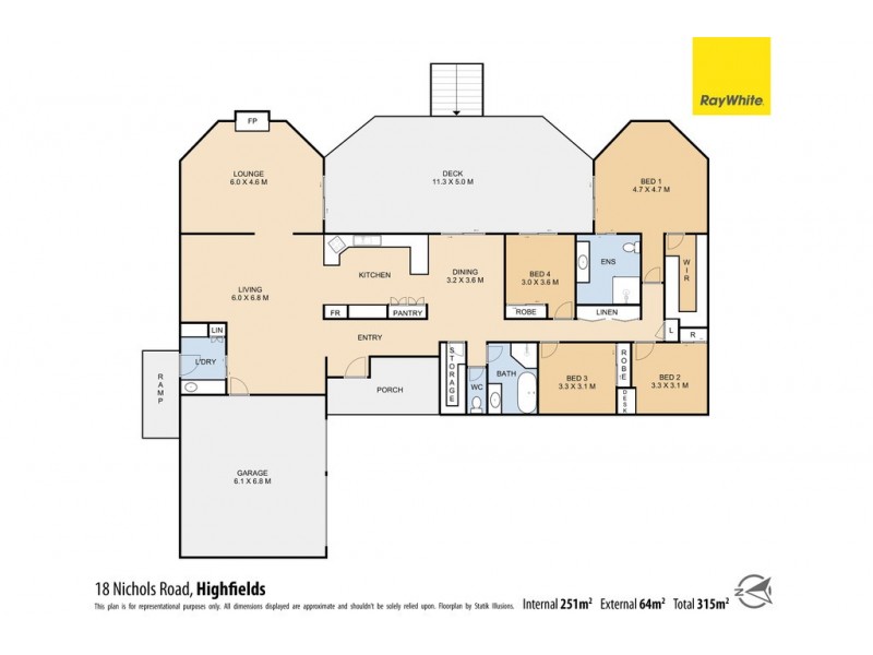 18 Nichols Road, Highfields QLD 4352 Floorplan