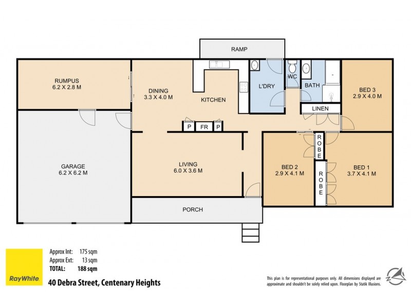 40 Debra Street, Centenary Heights QLD 4350 Floorplan