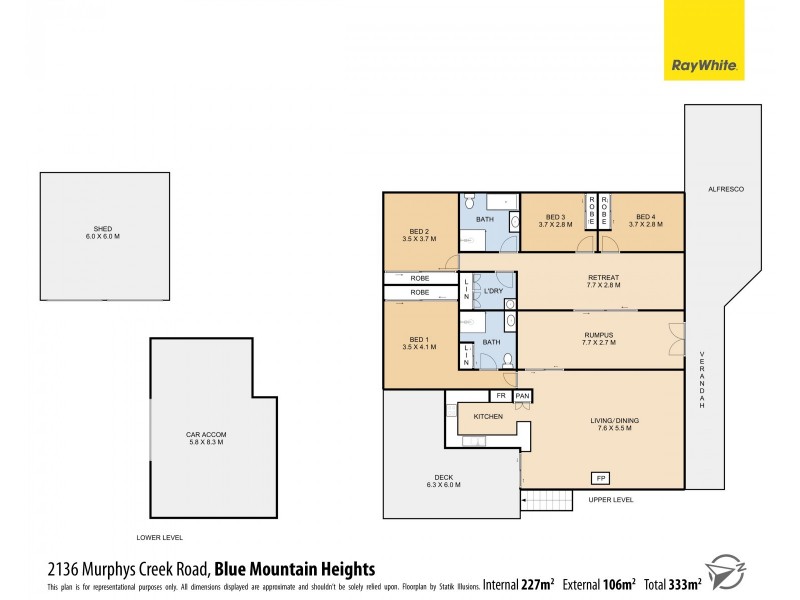 2136 Murphys Creek Road, Ballard QLD 4352 Floorplan