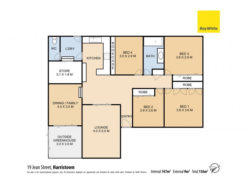 19 Jean Street, Harristown QLD 4350 Floorplan
