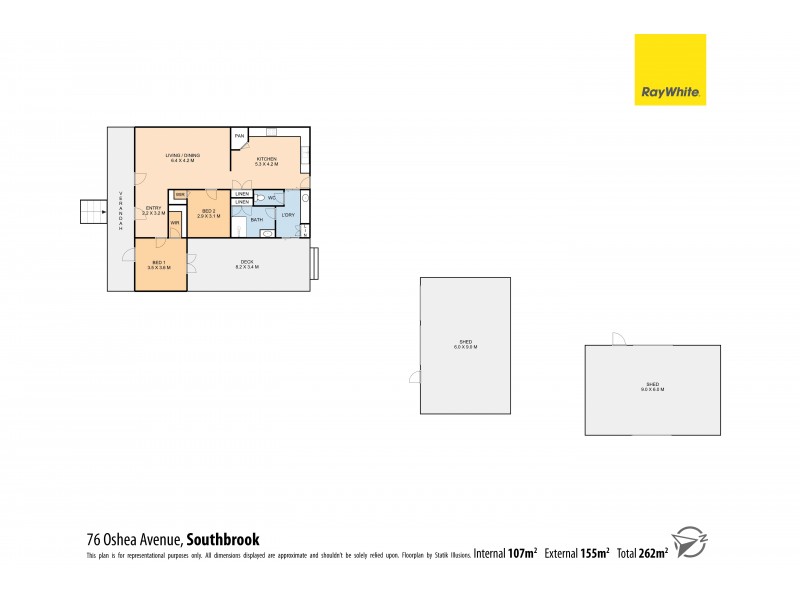 76-78 O’Shea Avenue, Southbrook QLD 4363 Floorplan