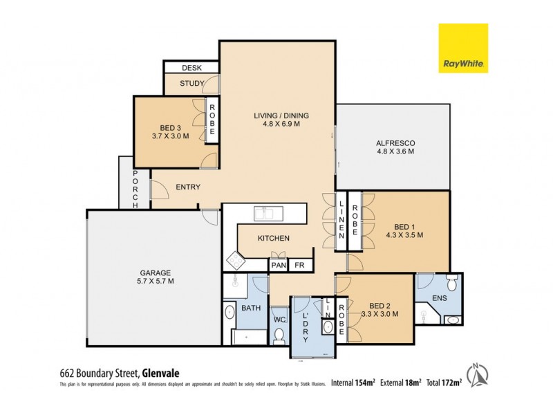662 Boundary Street, Glenvale QLD 4350 Floorplan