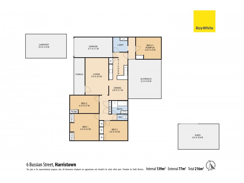 6 Bussian Street, Harristown QLD 4350 Floorplan