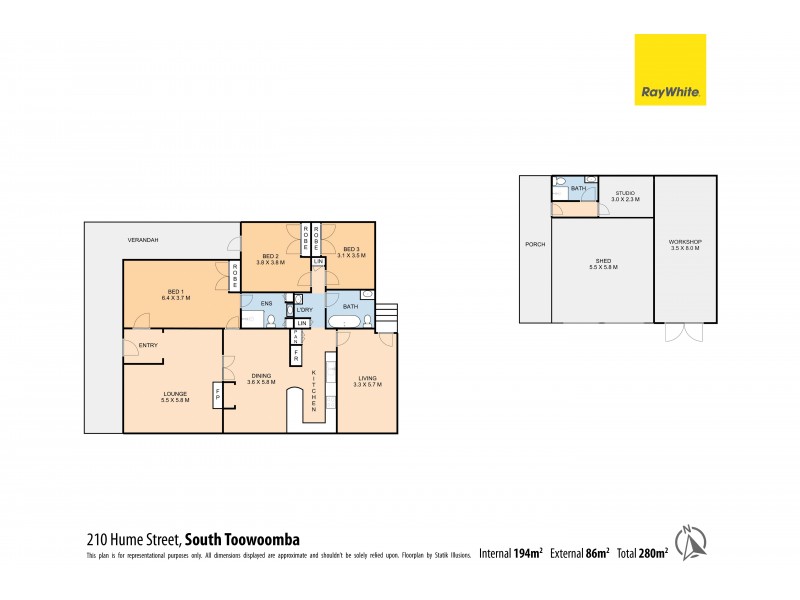 210 Hume Street, South Toowoomba QLD 4350 Floorplan