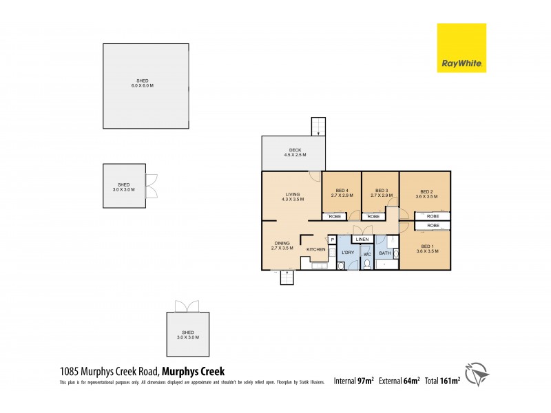 1085 Murphys Creek Road, Murphys Creek QLD 4352 Floorplan
