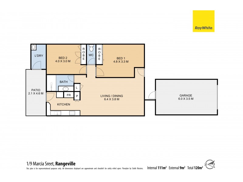 Unit 1/9 Marcia Street, Rangeville QLD 4350 Floorplan
