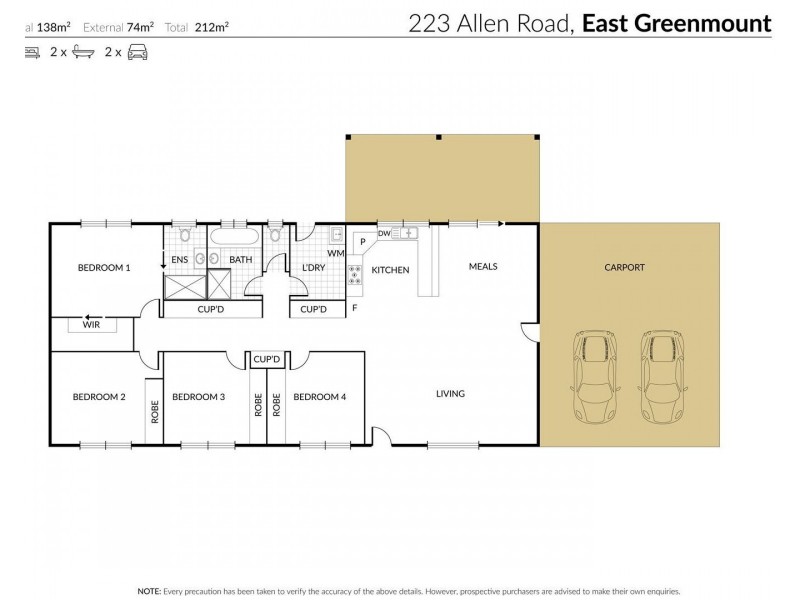 223 Allen Road, Greenmount East QLD 4359 Floorplan
