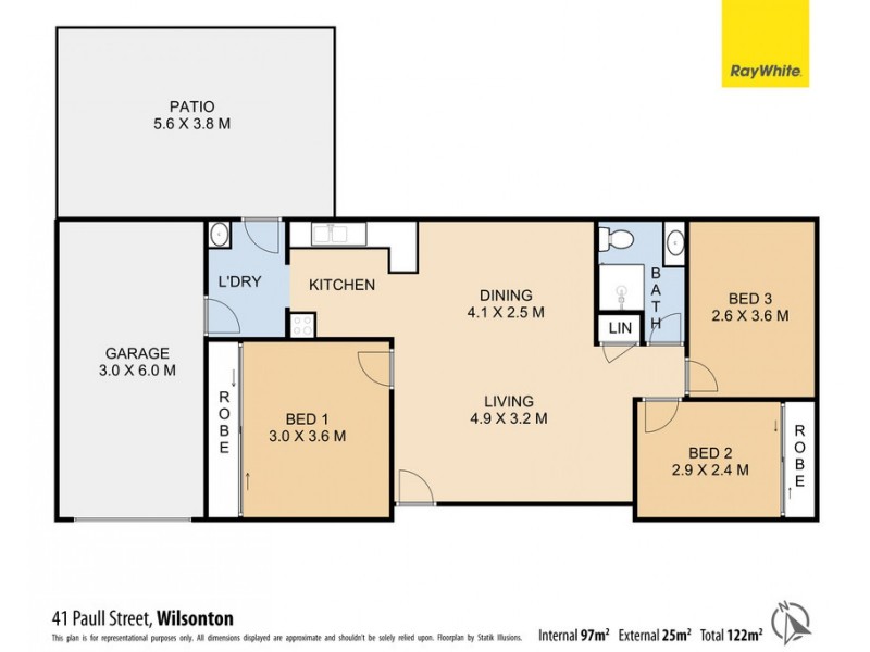 41 Paull Street, Wilsonton QLD 4350 Floorplan