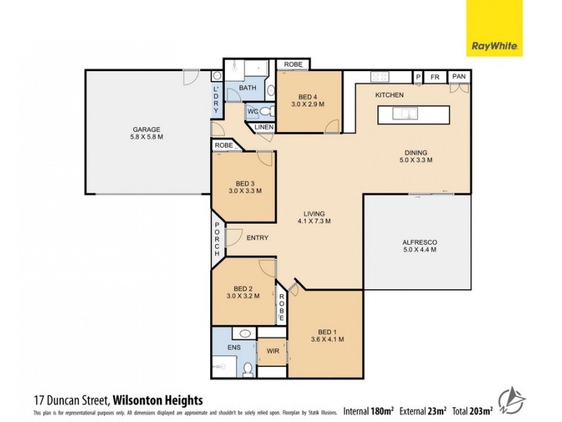 17 Duncan Street, Wilsonton Heights QLD 4350 Floorplan
