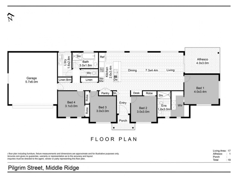 1 Pilgrim Street, Middle Ridge QLD 4350
