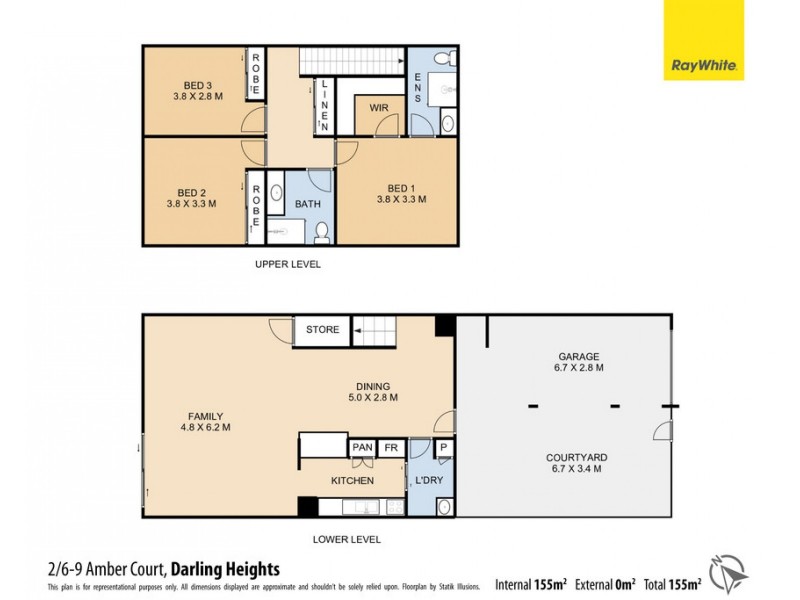 Unit 2/9-11 Amber Court, Darling Heights QLD 4350 Floorplan