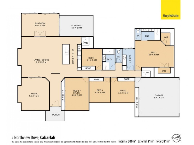 2 Northview Drive, Cabarlah QLD 4352 Floorplan