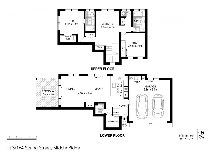 1/164 Spring Street, Middle Ridge QLD 4350