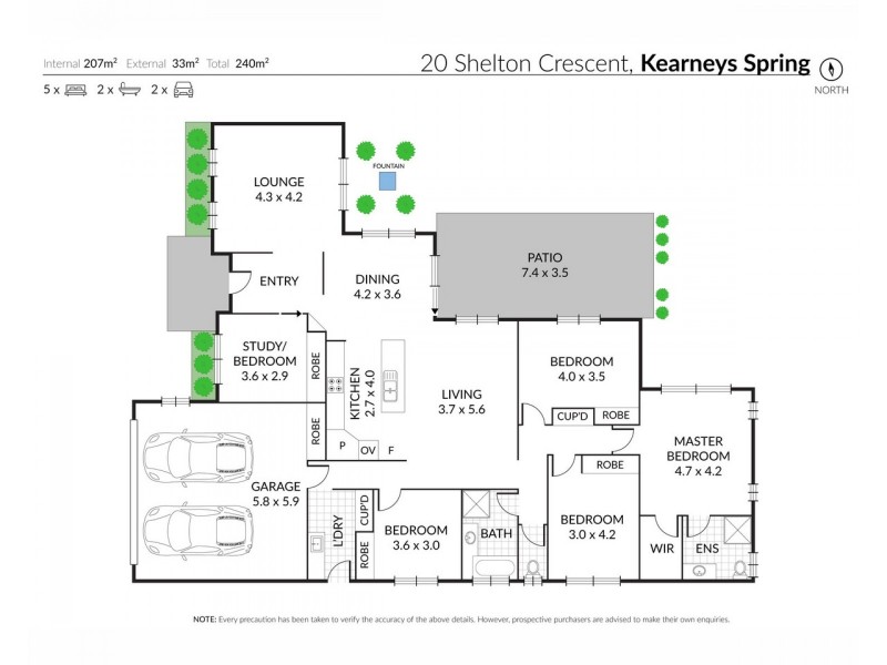 20 Shelton Crescent, Kearneys Spring QLD 4350