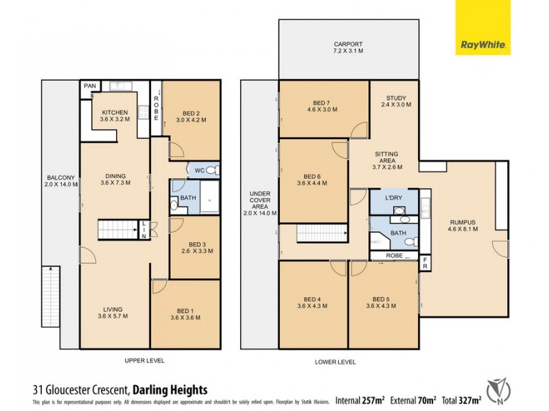 31 Gloucester Crescent, Darling Heights QLD 4350 Floorplan