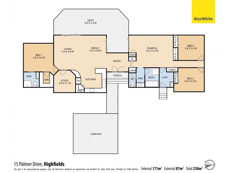 15 Palmer Drive, Highfields QLD 4352 Floorplan