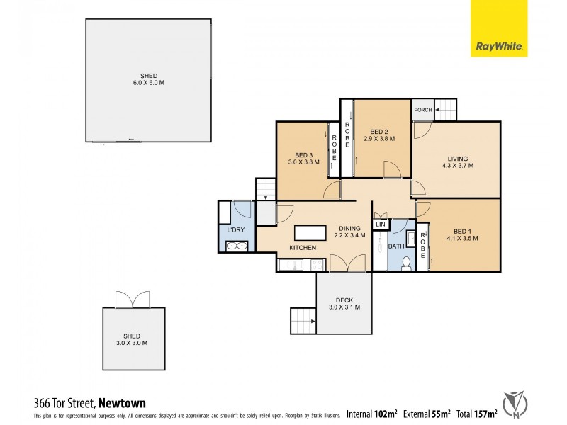 336 Tor Street, Newtown QLD 4350 Floorplan