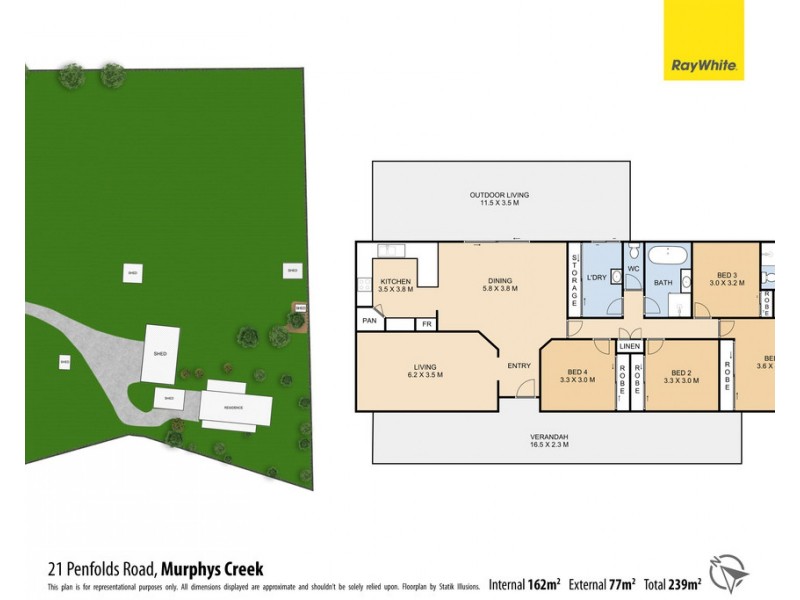 21 Penfolds Road, Murphys Creek QLD 4352