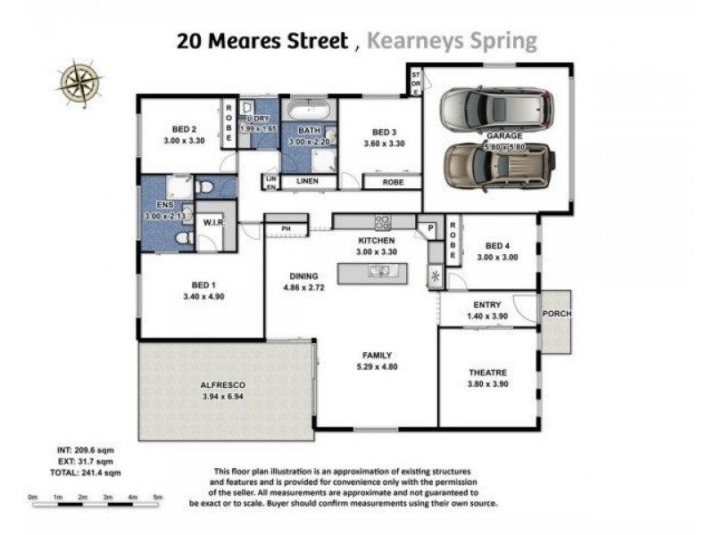 20 Meares Street, Kearneys Spring QLD 4350